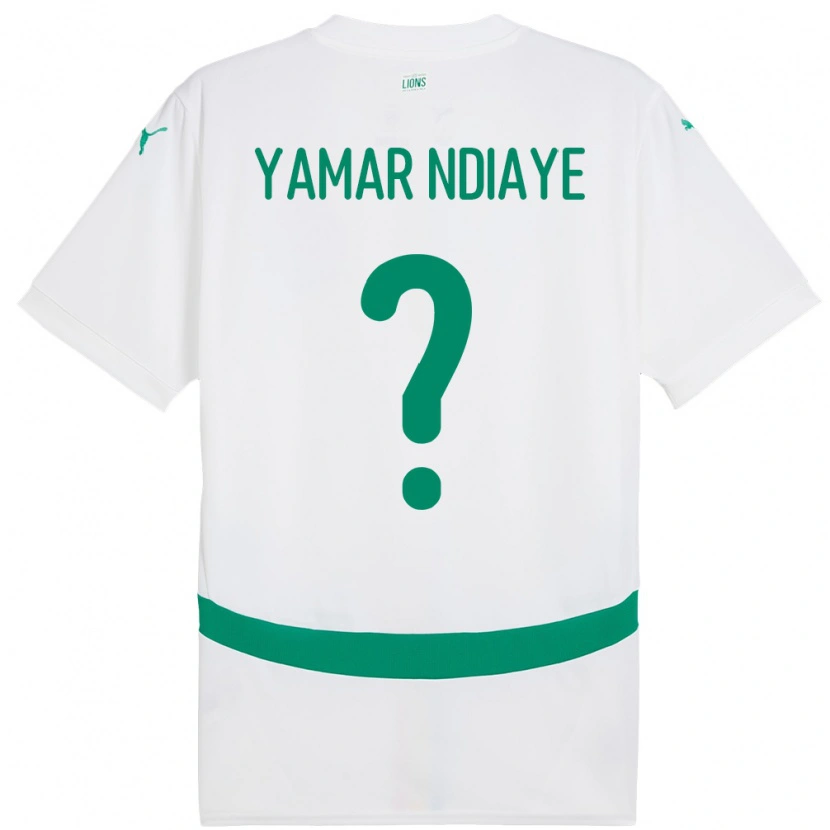 Danxen Dames Senegal El Hadj Yamar Ndiaye #0 Wit Thuisshirt Thuistenue 24-26 T-Shirt