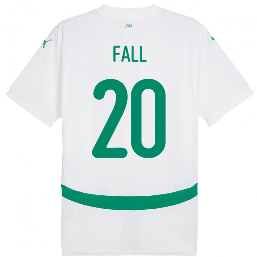 Danxen Dames Senegal Korka Fall #20 Wit Thuisshirt Thuistenue 24-26 T-Shirt