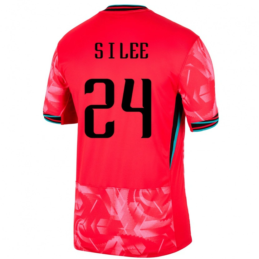 Danxen Dames Zuid-Korea Lee Soo In #24 Rood Thuisshirt Thuistenue 24-26 T-Shirt