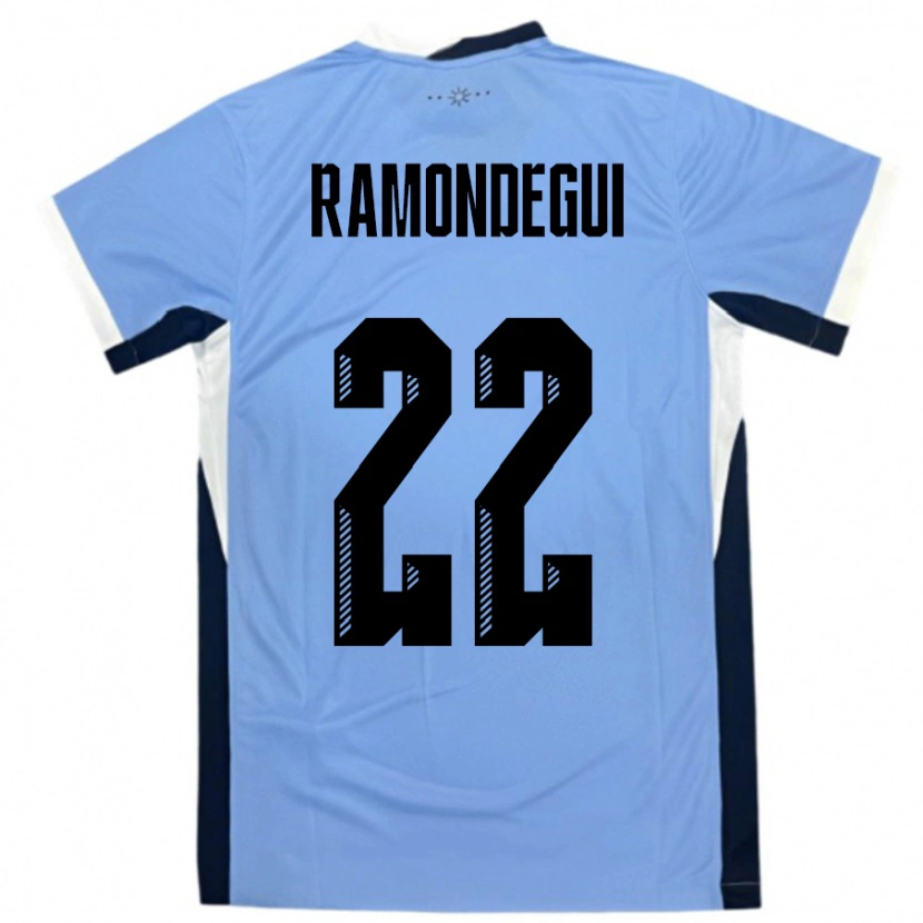 Danxen Dames Uruguay Sofia Ramondegui #22 Wit Zwart Thuisshirt Thuistenue 24-26 T-Shirt