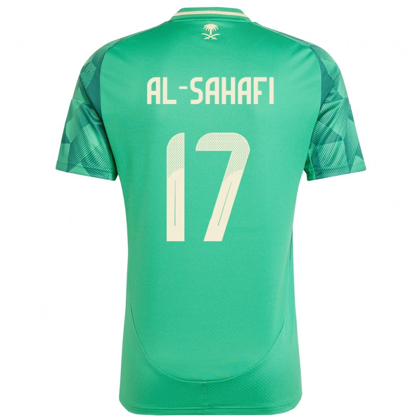 Danxen Dames Saoedi-Arabië Marwan Al-Sahafi #17 Groen Thuisshirt Thuistenue 24-26 T-Shirt