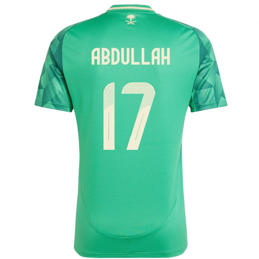Danxen Dames Saoedi-Arabië Salem Abdullah #17 Groen Thuisshirt Thuistenue 24-26 T-Shirt