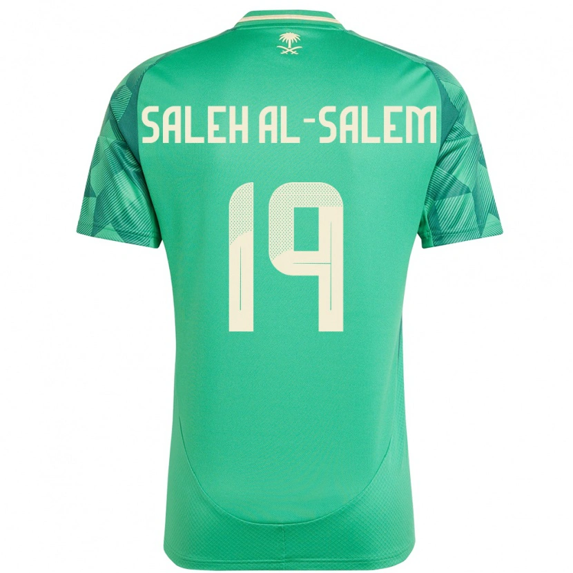 Danxen Dames Saoedi-Arabië Yousef Saleh Al-Salem #19 Groen Thuisshirt Thuistenue 24-26 T-Shirt