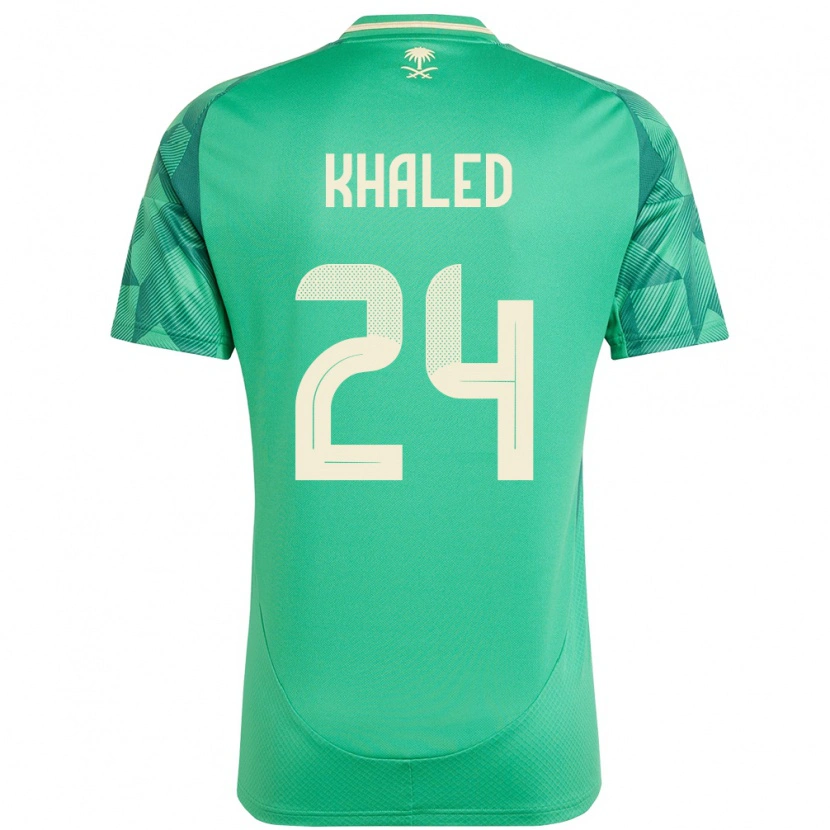 Danxen Dames Saoedi-Arabië Atheer Khaled #24 Groen Thuisshirt Thuistenue 24-26 T-Shirt
