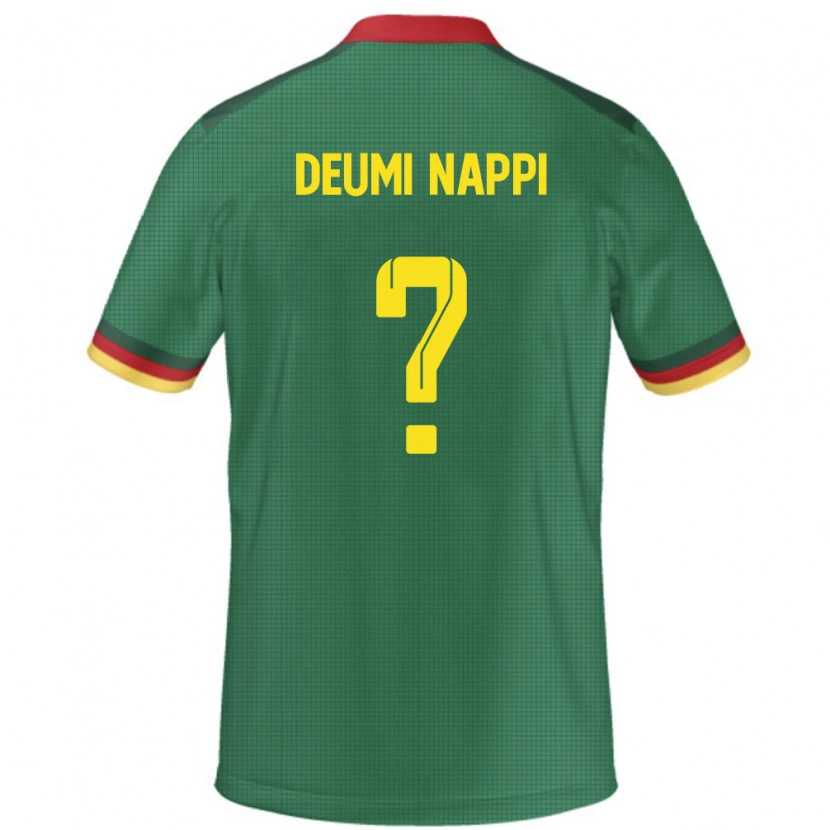 Danxen Dames Kameroen Dimitrie Deumi-Nappi #0 Groen Thuisshirt Thuistenue 24-26 T-Shirt