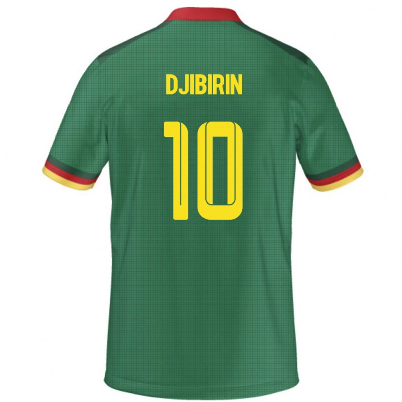 Danxen Dames Kameroen Harouna Djibirin #10 Groen Thuisshirt Thuistenue 24-26 T-Shirt