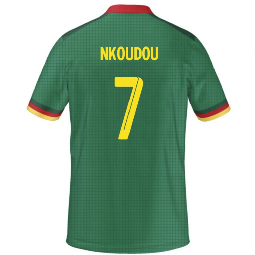 Danxen Dames Kameroen Georges-Kevin Nkoudou #7 Groen Thuisshirt Thuistenue 24-26 T-Shirt
