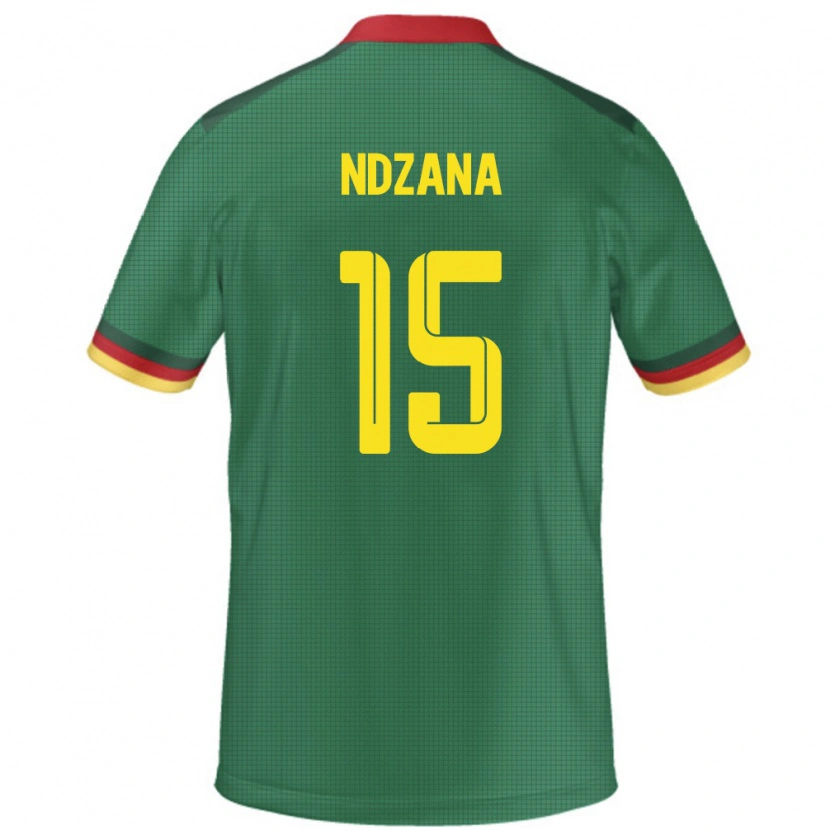 Danxen Dames Kameroen Colette Ndzana #15 Groen Thuisshirt Thuistenue 24-26 T-Shirt