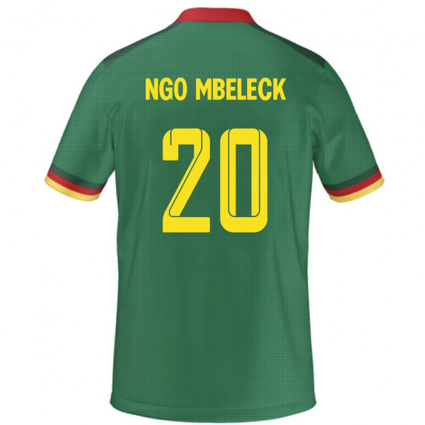 Danxen Dames Kameroen Genevieve Ngo Mbeleck #20 Groen Thuisshirt Thuistenue 24-26 T-Shirt