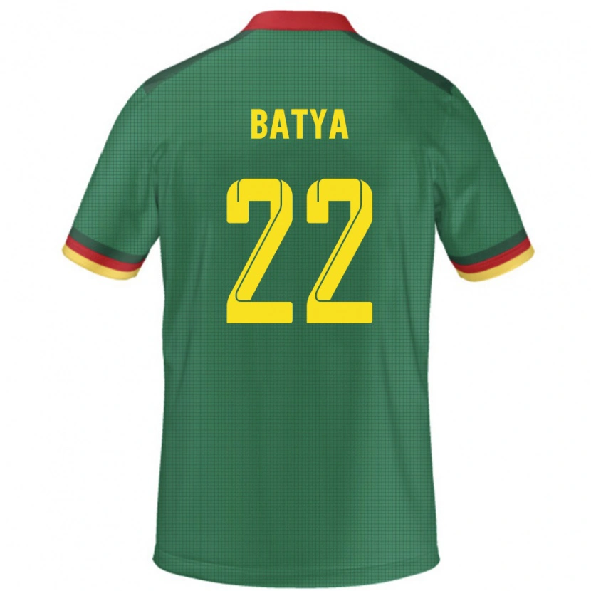 Danxen Dames Kameroen Michaela Batya #22 Groen Thuisshirt Thuistenue 24-26 T-Shirt