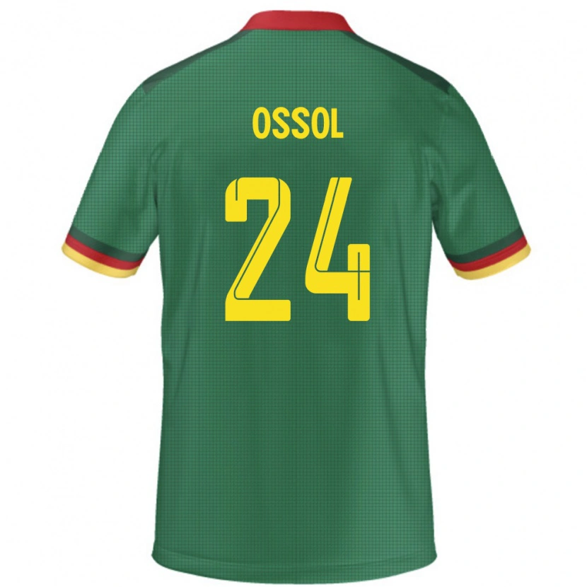 Danxen Dames Kameroen Kevine Ossol #24 Groen Thuisshirt Thuistenue 24-26 T-Shirt