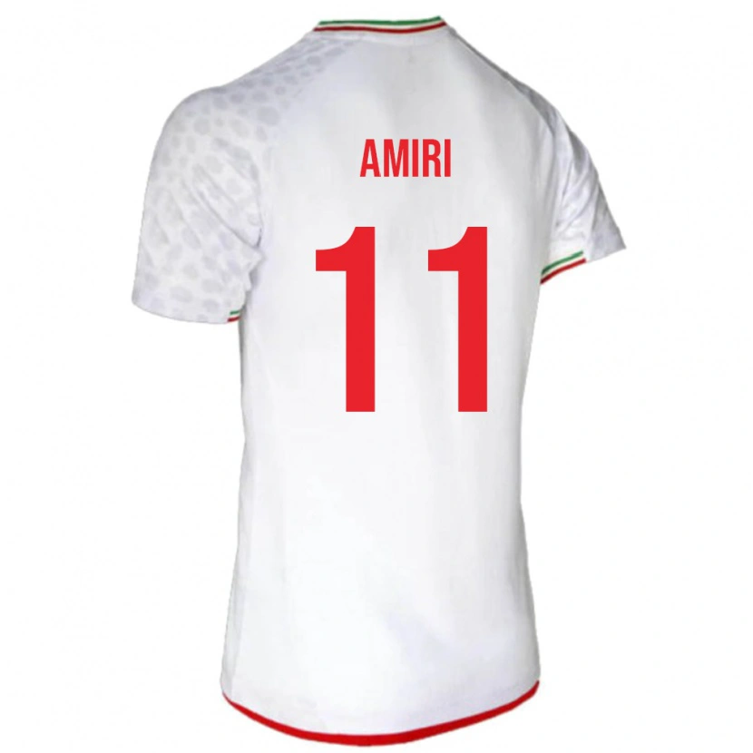 Danxen Dames Iran Vahid Amiri #11 Wit Thuisshirt Thuistenue 24-26 T-Shirt