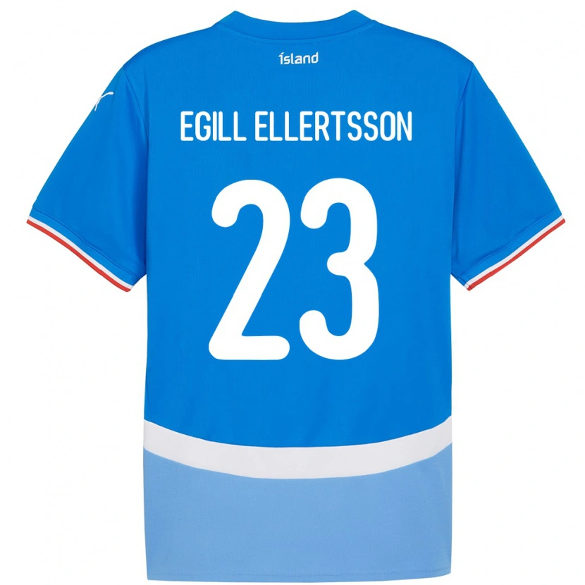 Danxen Dames Ijsland Mikael Egill Ellertsson #23 Blauw Thuisshirt Thuistenue 24-26 T-Shirt