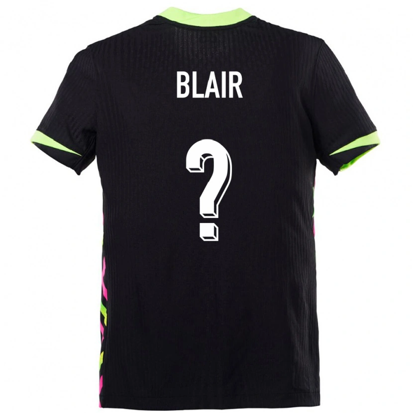 Danxen Dames Australië Nathanael Blair #0 Donkerblauw Uitshirt Uittenue 24-26 T-Shirt