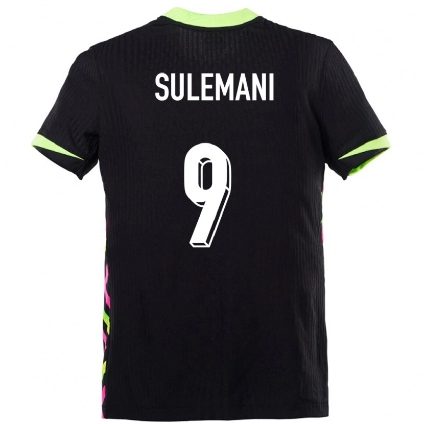 Danxen Dames Australië Arion Sulemani #9 Donkerblauw Uitshirt Uittenue 24-26 T-Shirt