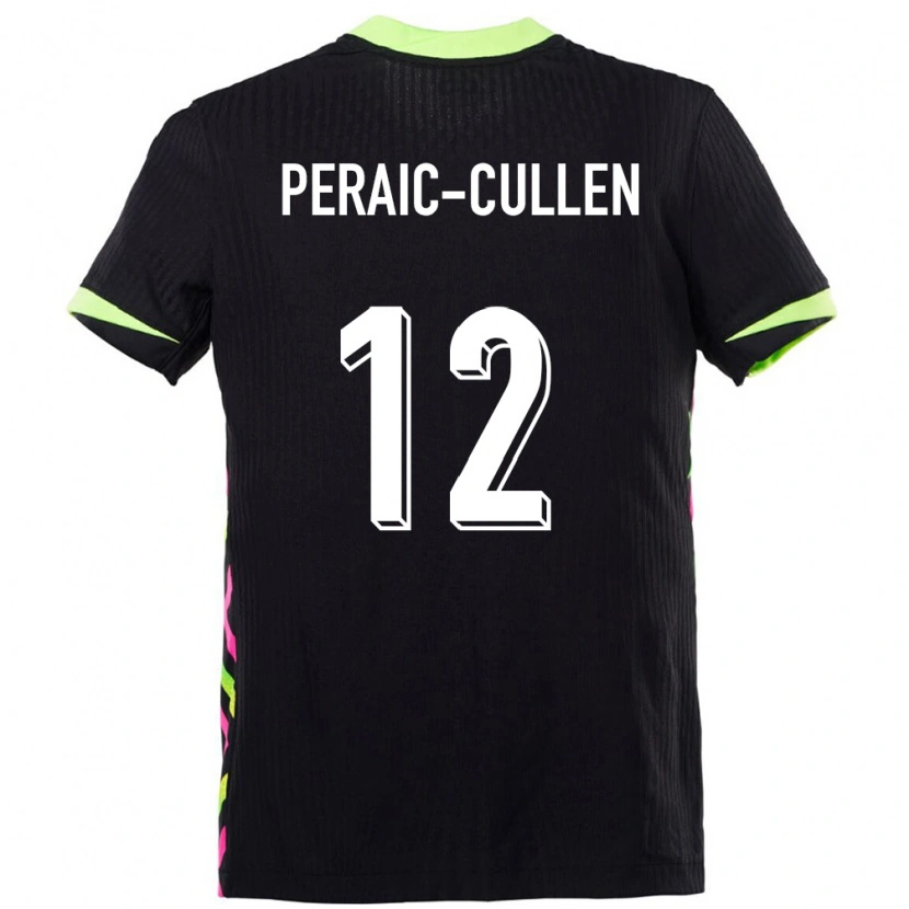 Danxen Dames Australië Dylan Peraić-Cullen #12 Donkerblauw Uitshirt Uittenue 24-26 T-Shirt