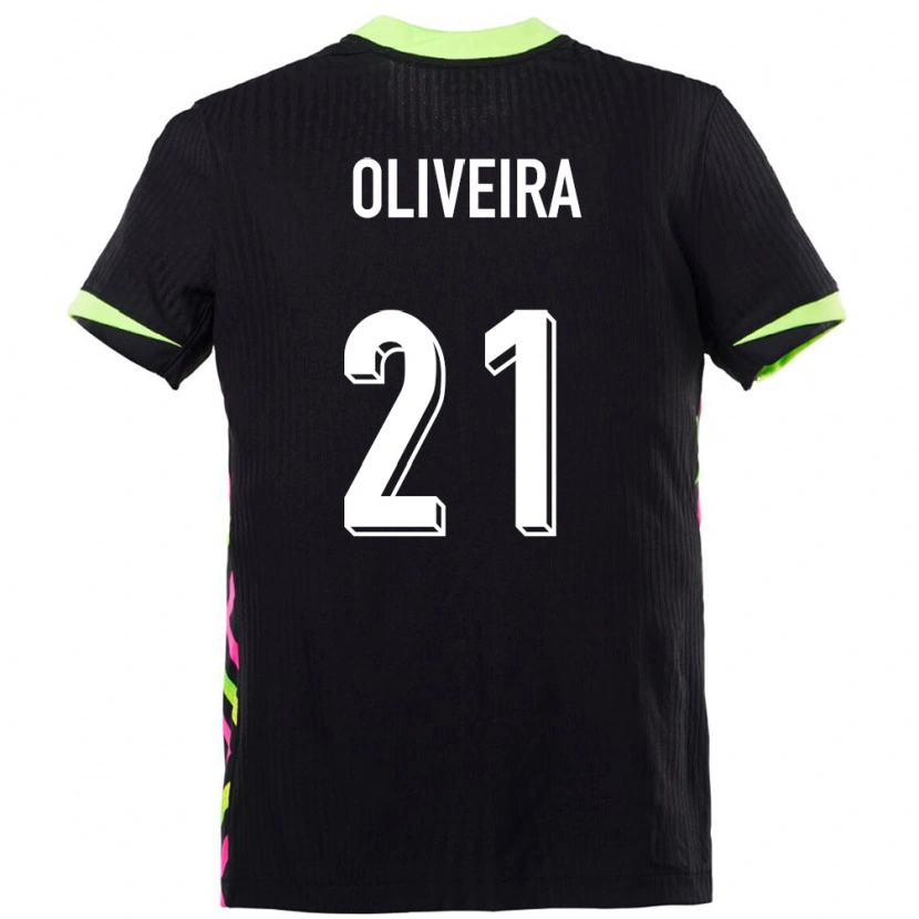 Danxen Dames Australië Henrique Oliveira #21 Donkerblauw Uitshirt Uittenue 24-26 T-Shirt