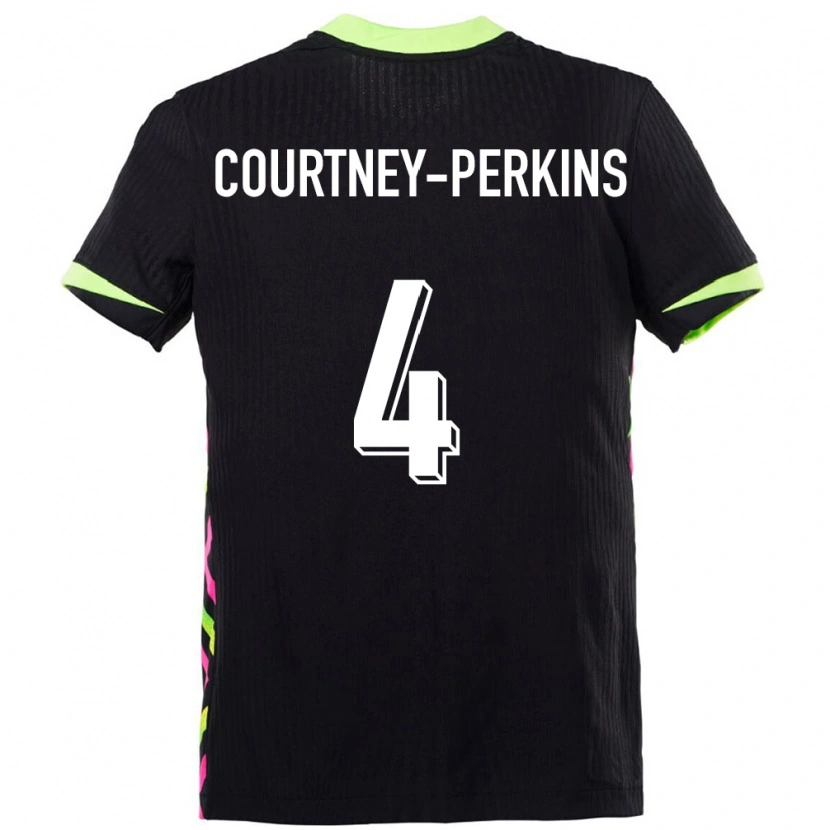 Danxen Dames Australië Jordan Courtney Perkins #4 Donkerblauw Uitshirt Uittenue 24-26 T-Shirt