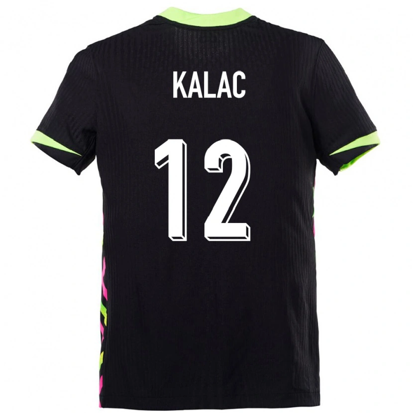 Danxen Dames Australië Oliver Kalac #12 Donkerblauw Uitshirt Uittenue 24-26 T-Shirt