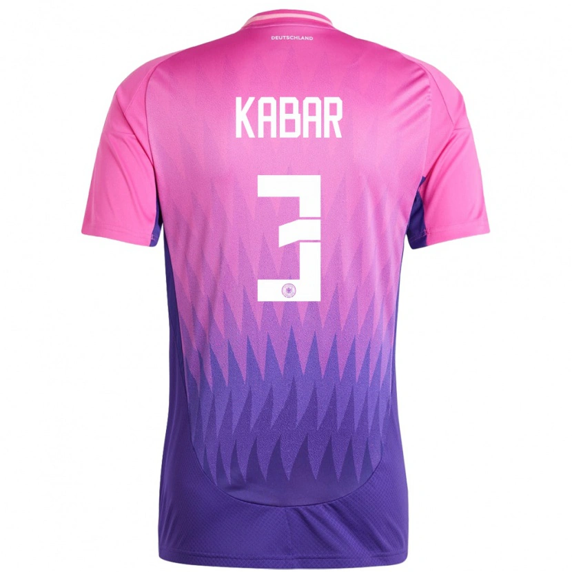Danxen Dames Duitsland Almugera Kabar #3 Roze Paars Uitshirt Uittenue 24-26 T-Shirt