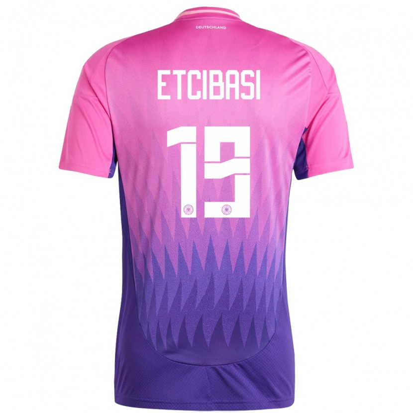 Danxen Dames Duitsland Taycan Etcibasi #19 Roze Paars Uitshirt Uittenue 24-26 T-Shirt