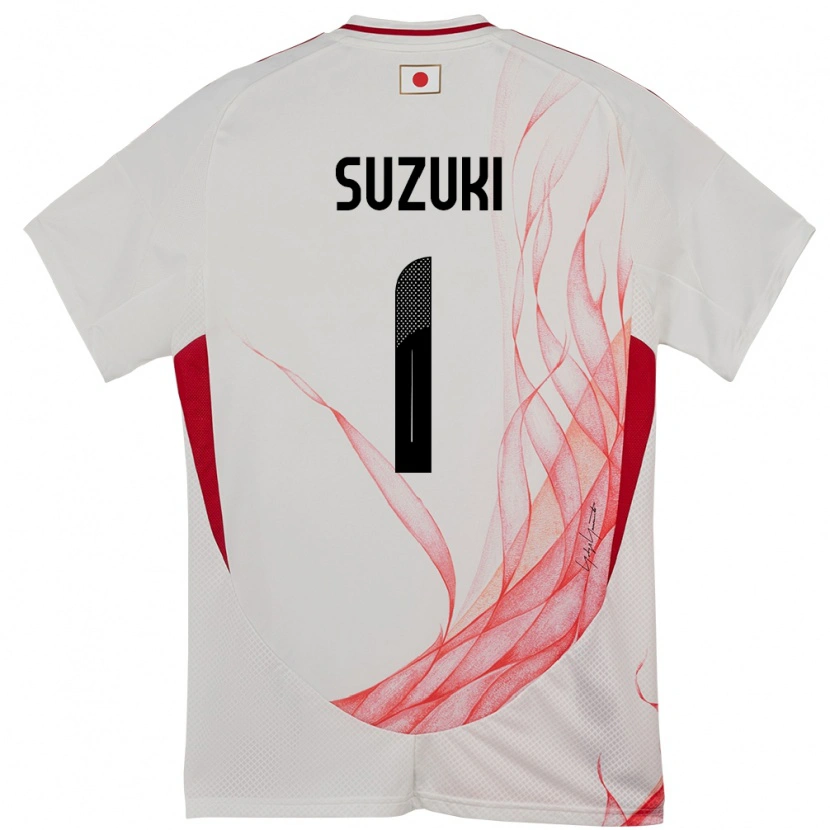 Danxen Dames Japan Zion Suzuki #1 Wit Uitshirt Uittenue 24-26 T-Shirt