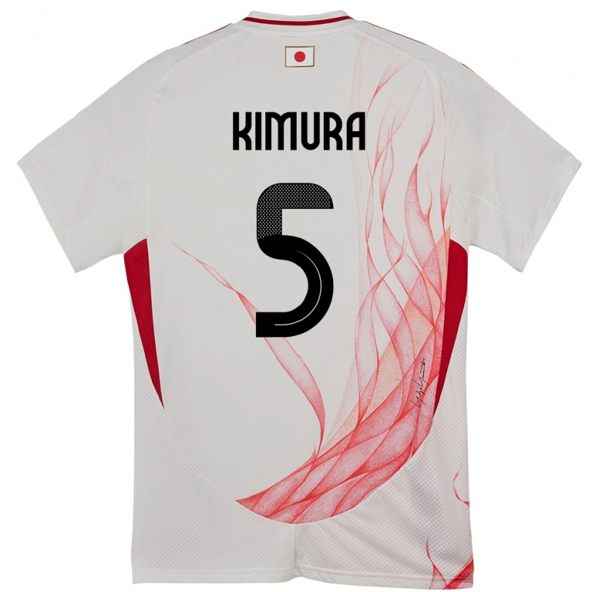 Danxen Dames Japan Seiji Kimura #5 Wit Uitshirt Uittenue 24-26 T-Shirt