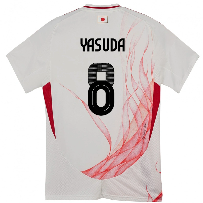 Danxen Dames Japan Kenshin Yasuda #8 Wit Uitshirt Uittenue 24-26 T-Shirt