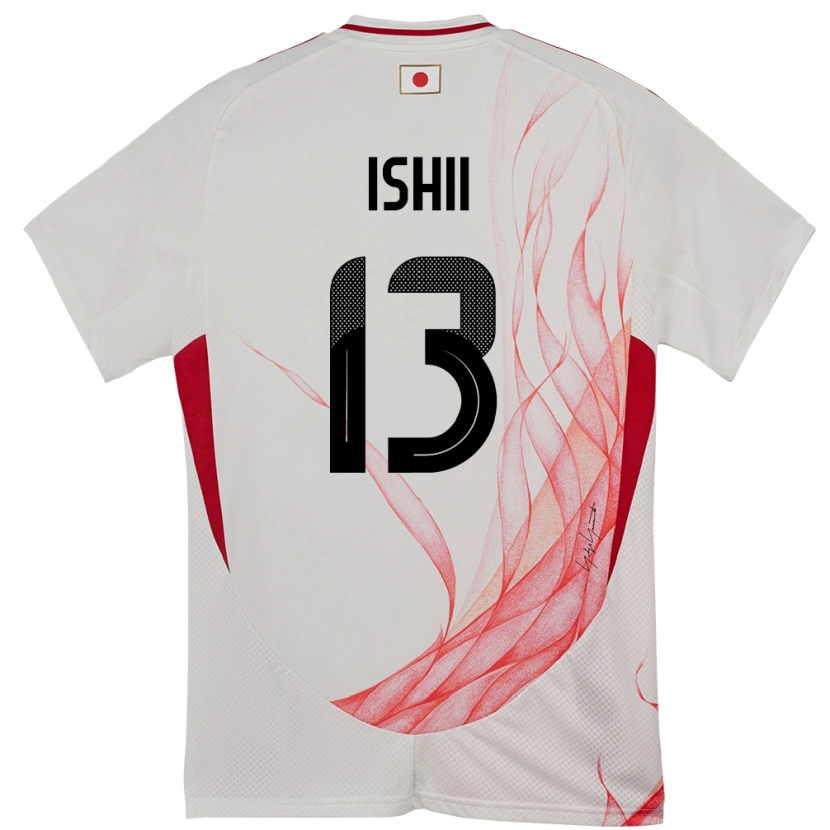 Danxen Dames Japan Hisatsugu Ishii #13 Wit Uitshirt Uittenue 24-26 T-Shirt
