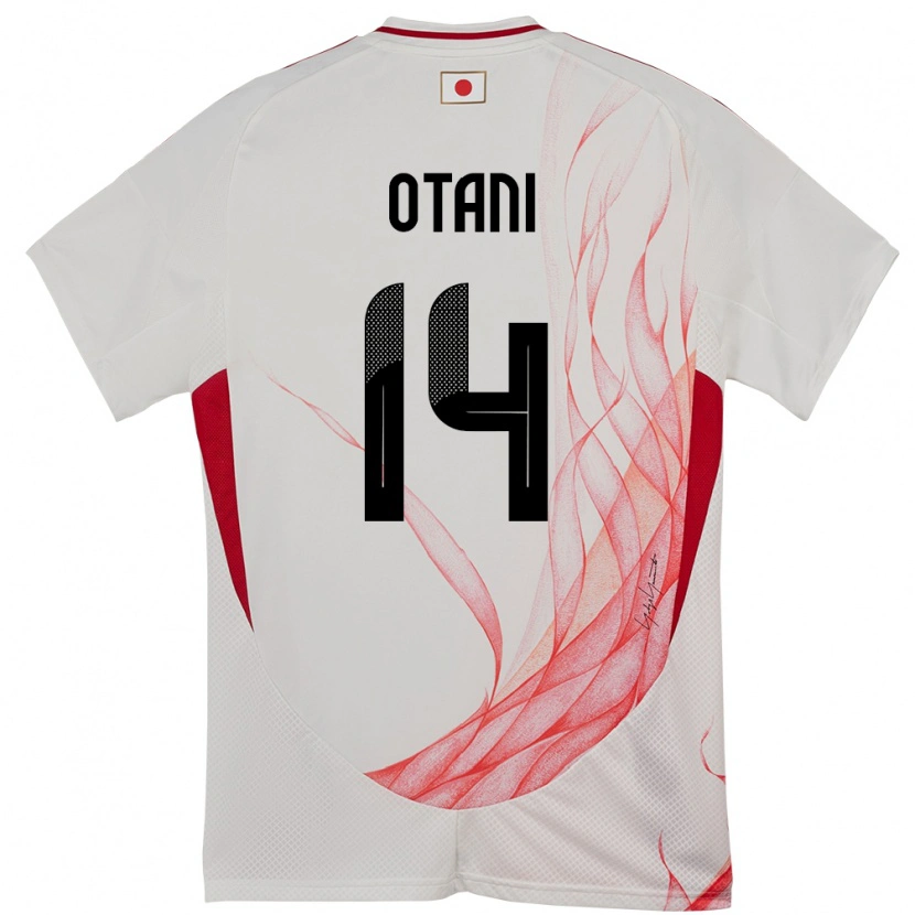 Danxen Dames Japan Minato Otani #14 Wit Uitshirt Uittenue 24-26 T-Shirt