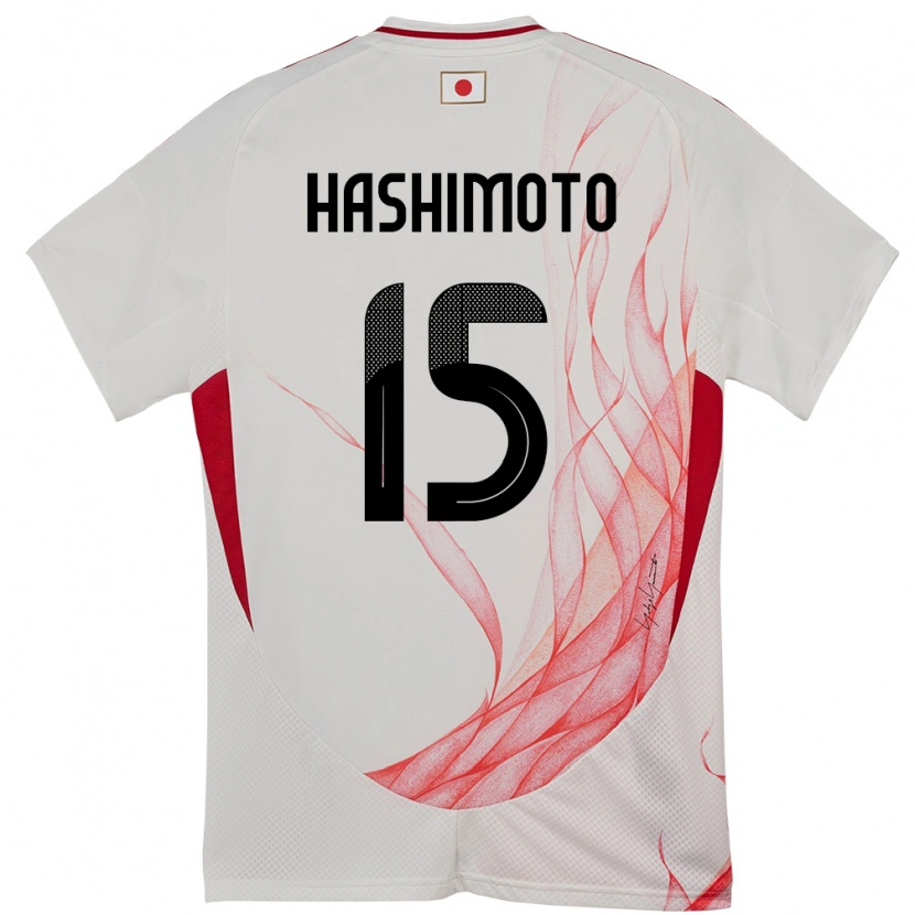 Danxen Dames Japan Jua Hashimoto #15 Wit Uitshirt Uittenue 24-26 T-Shirt