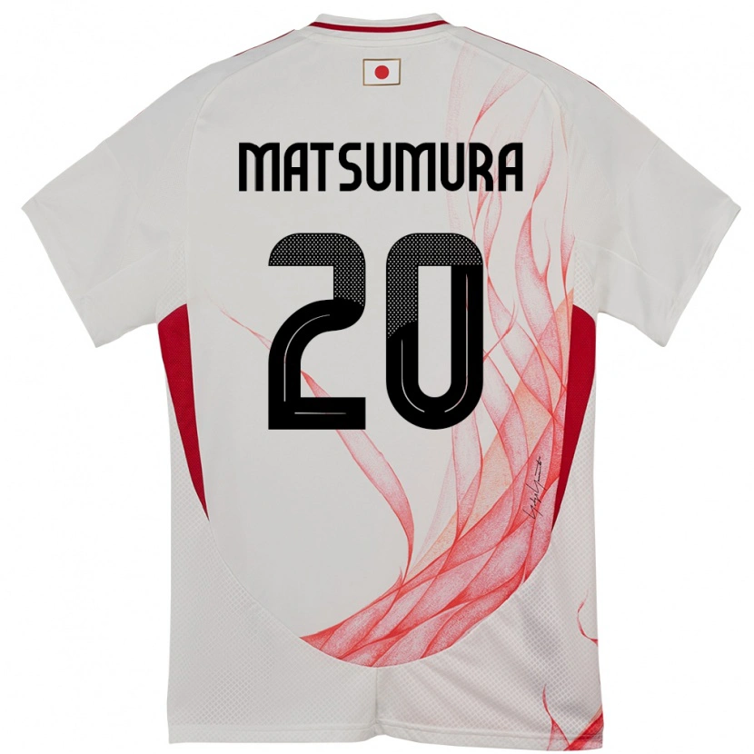 Danxen Dames Japan Yuta Matsumura #20 Wit Uitshirt Uittenue 24-26 T-Shirt