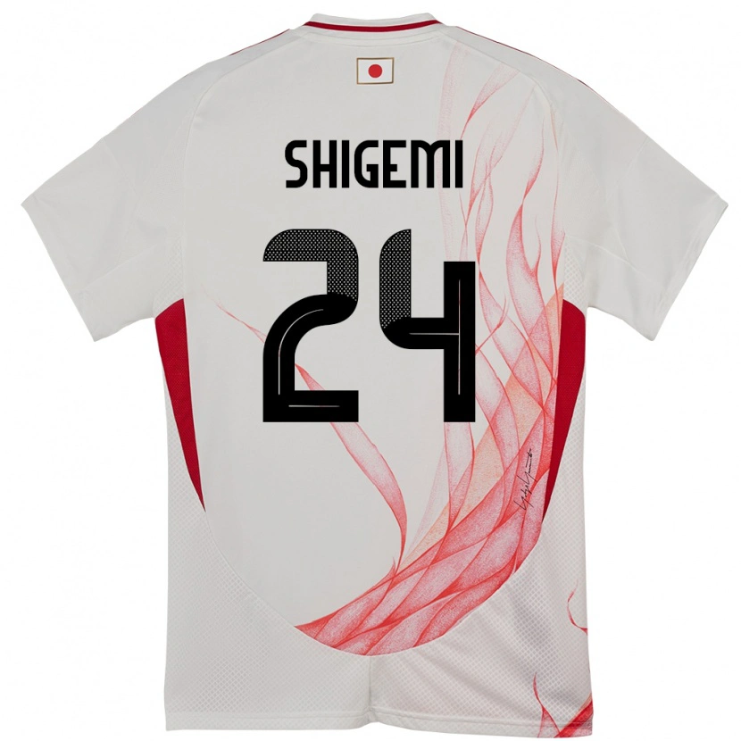 Danxen Dames Japan Masato Shigemi #24 Wit Uitshirt Uittenue 24-26 T-Shirt