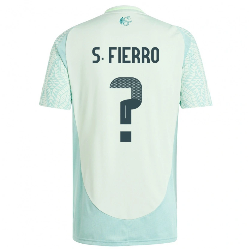 Danxen Dames Mexico Sebastián Fierro #0 Linnen Groen Uitshirt Uittenue 24-26 T-Shirt