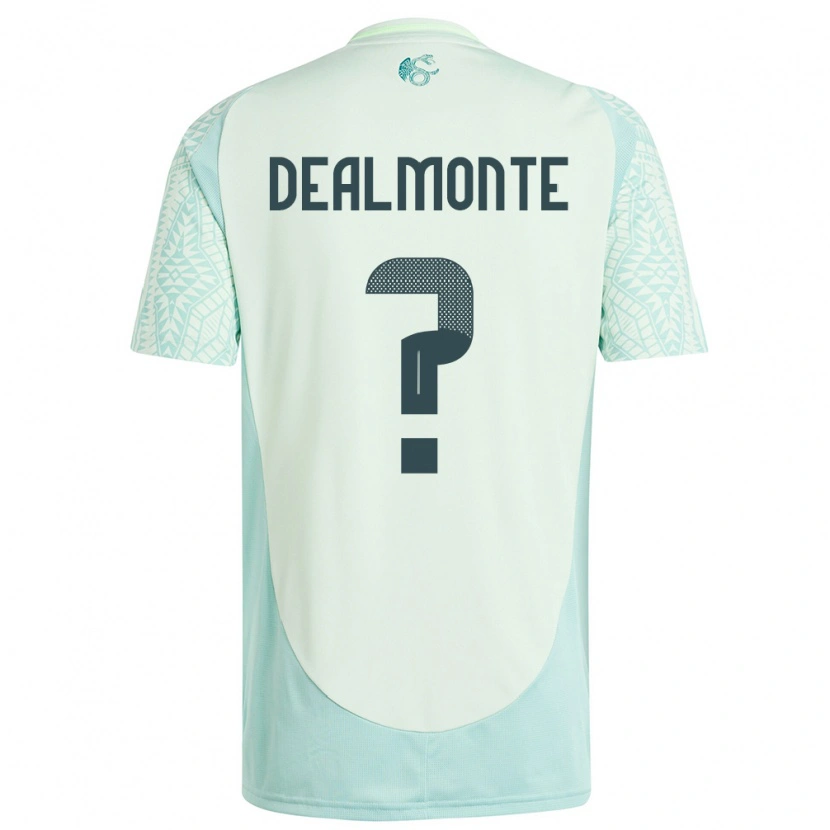 Danxen Dames Mexico Charly Dealmonte #0 Linnen Groen Uitshirt Uittenue 24-26 T-Shirt