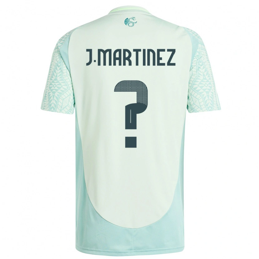 Danxen Dames Mexico Juan Martínez #0 Linnen Groen Uitshirt Uittenue 24-26 T-Shirt