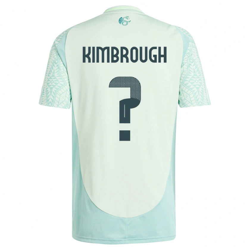 Danxen Dames Mexico Da'vian Kimbrough #0 Linnen Groen Uitshirt Uittenue 24-26 T-Shirt