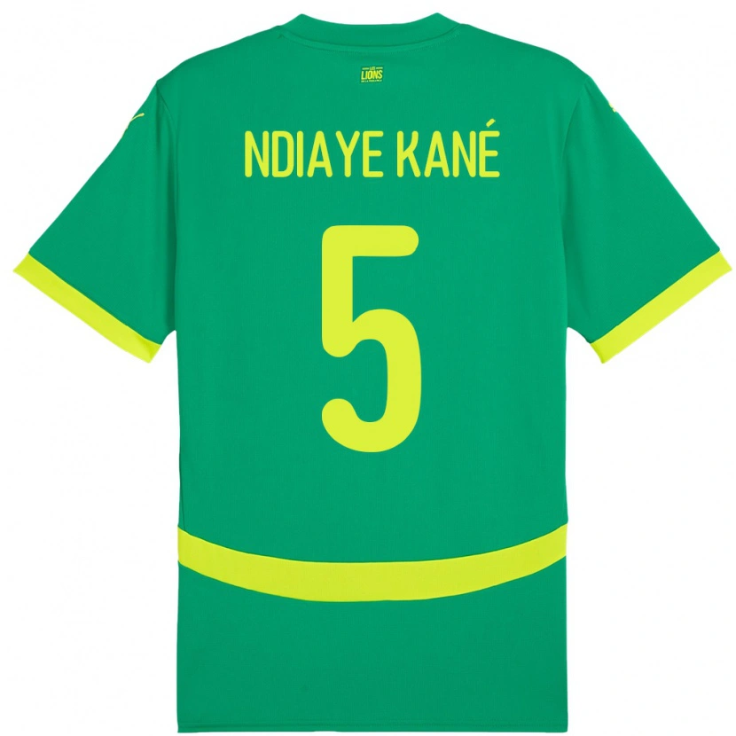 Danxen Dames Senegal Ndeye Ndiaye Kane #5 Groen Uitshirt Uittenue 24-26 T-Shirt