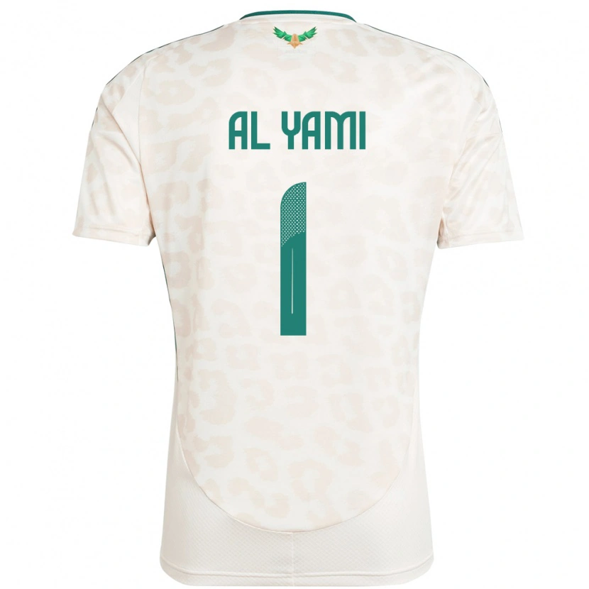 Danxen Dames Saoedi-Arabië Mohammed Al-Yami #1 Wit Uitshirt Uittenue 24-26 T-Shirt
