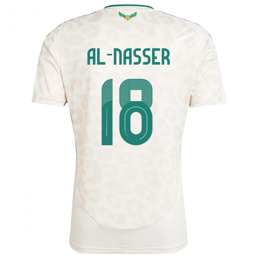 Danxen Dames Saoedi-Arabië Saad Al-Nasser #18 Wit Uitshirt Uittenue 24-26 T-Shirt