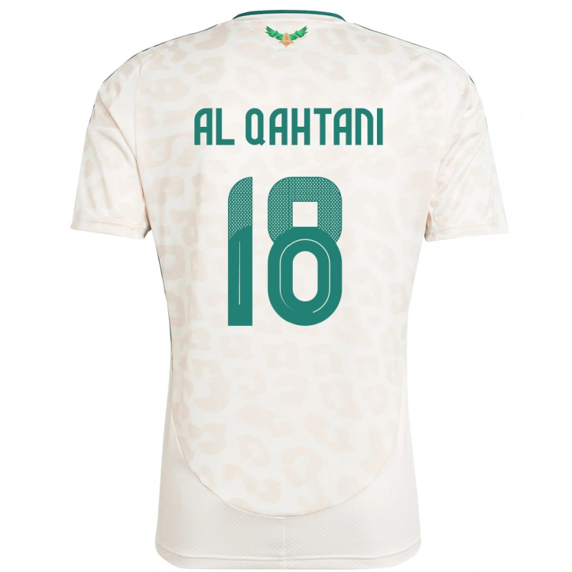 Danxen Dames Saoedi-Arabië Mohammed Al-Qahtani #18 Wit Uitshirt Uittenue 24-26 T-Shirt