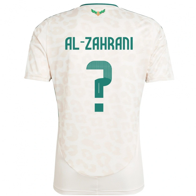 Danxen Dames Saoedi-Arabië Anas Al-Zahrani #0 Wit Uitshirt Uittenue 24-26 T-Shirt