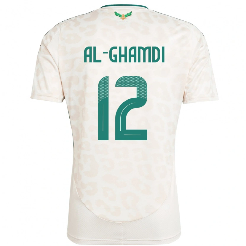 Danxen Dames Saoedi-Arabië Rayan Al-Ghamdi #12 Wit Uitshirt Uittenue 24-26 T-Shirt