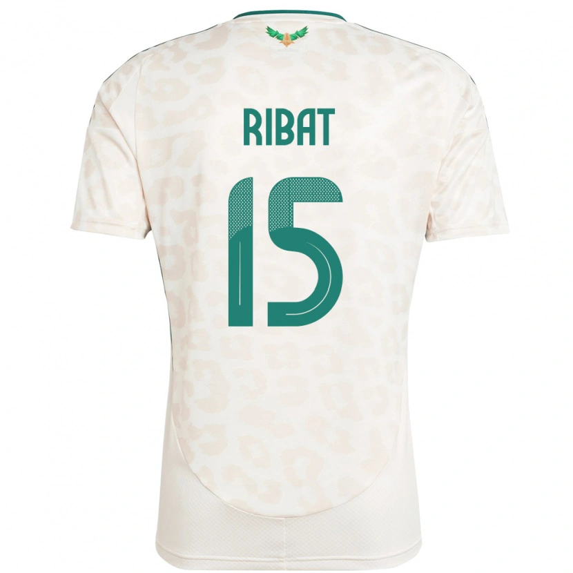 Danxen Dames Saoedi-Arabië Abdulaziz Ribat #15 Wit Uitshirt Uittenue 24-26 T-Shirt