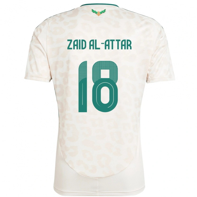 Danxen Dames Saoedi-Arabië Ramez Zaid Al-Attar #18 Wit Uitshirt Uittenue 24-26 T-Shirt
