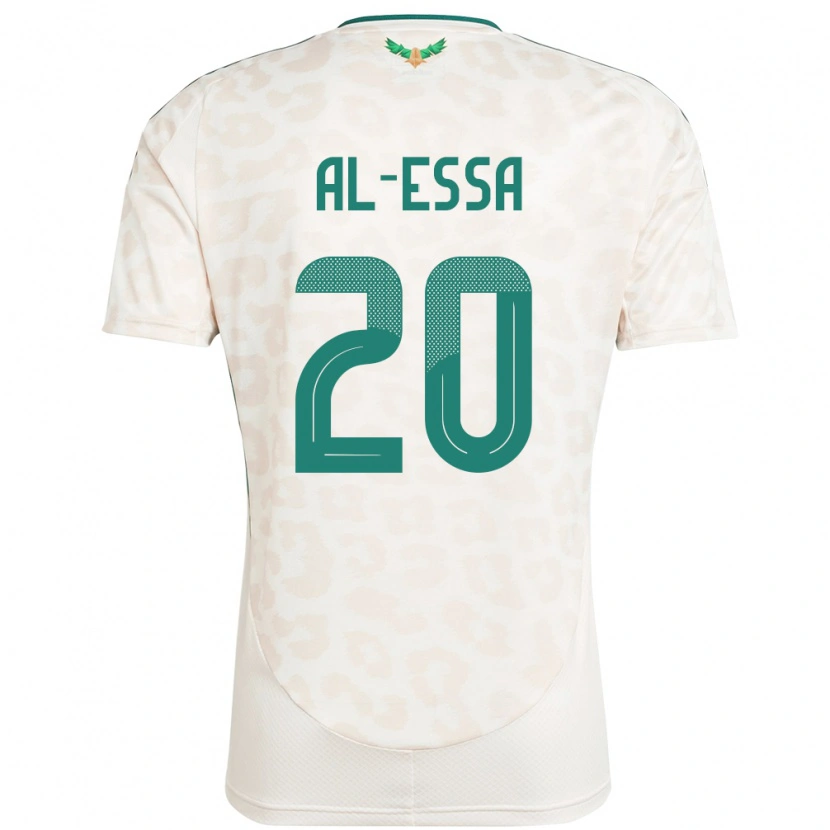 Danxen Dames Saoedi-Arabië Karam Al-Essa #20 Wit Uitshirt Uittenue 24-26 T-Shirt