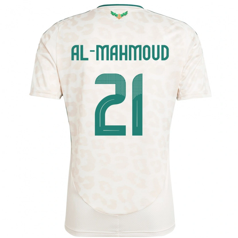 Danxen Dames Saoedi-Arabië Mohammed Al-Mahmoud #21 Wit Uitshirt Uittenue 24-26 T-Shirt