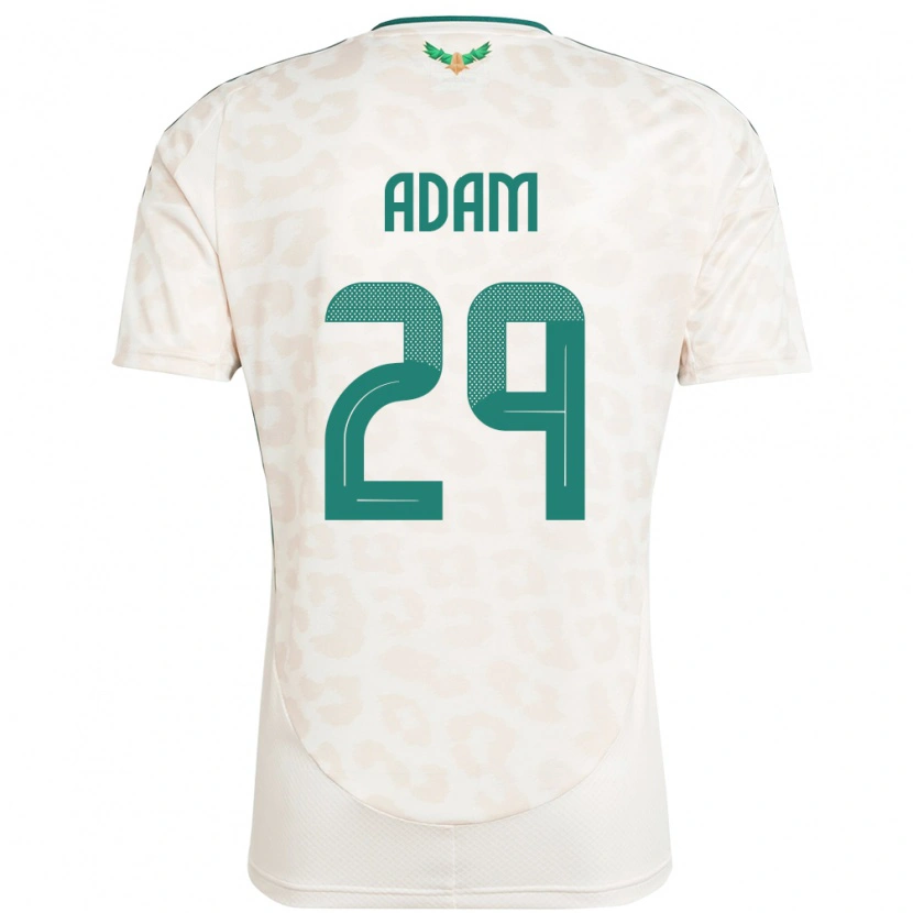 Danxen Dames Saoedi-Arabië Hamed Adam #29 Wit Uitshirt Uittenue 24-26 T-Shirt