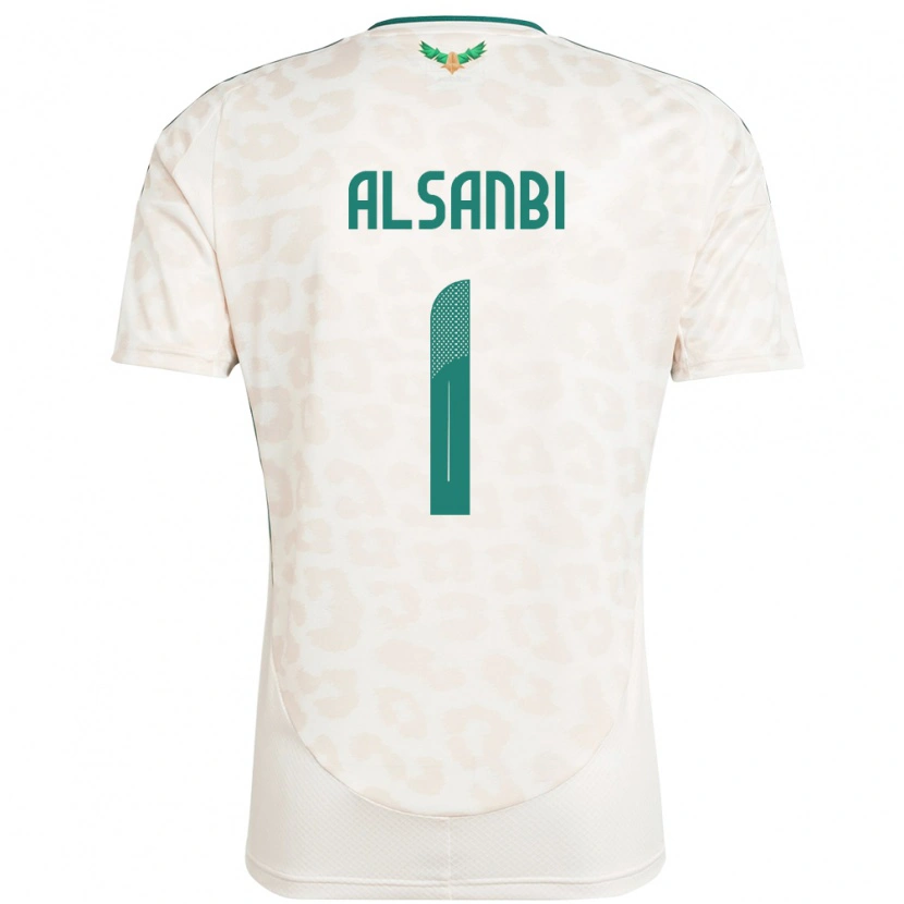Danxen Dames Saoedi-Arabië Abdulrahman Alsanbi #1 Wit Uitshirt Uittenue 24-26 T-Shirt