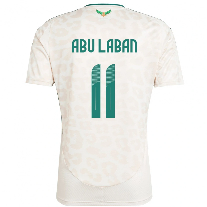 Danxen Dames Saoedi-Arabië Dalia Abu Laban #11 Wit Uitshirt Uittenue 24-26 T-Shirt